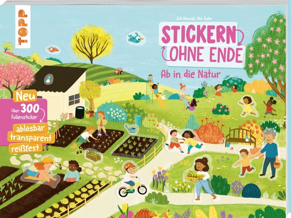Stickern ohne Ende - Ab in die Natur - Joli Hannah (Buch)