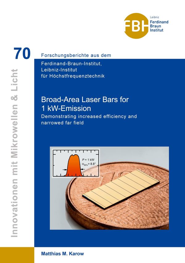Broad-Area Laser Bars for 1 kW-Emission - Matthias M. Karow (Buch)