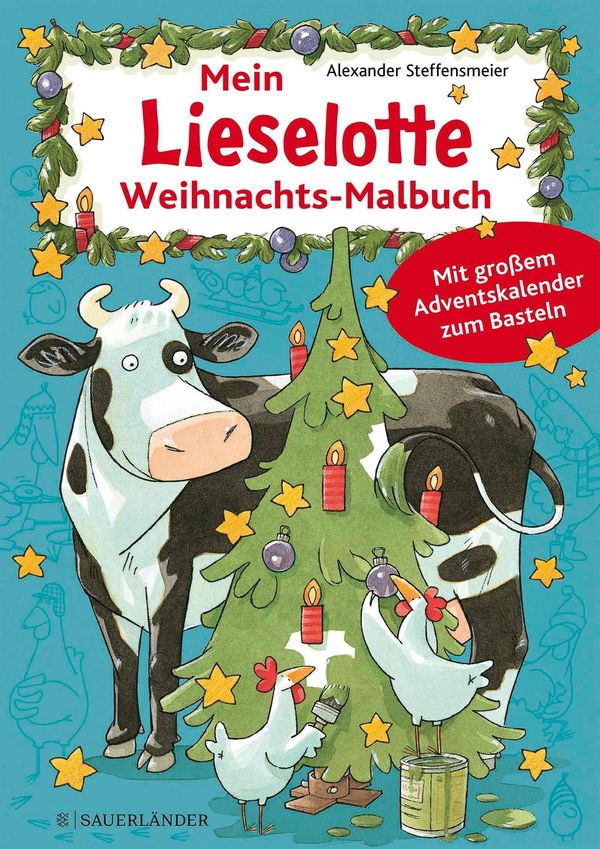 Mein Lieselotte Weihnachts-Malbuch - Alexander Steffensmeier (Buch)