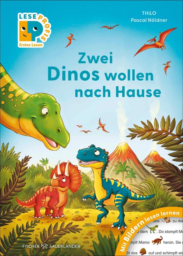 Leseprofis - Mit Bildern lesen lernen: Zwei Dinos wollen nach Hause...