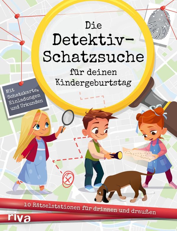Die Detektiv-Schatzsuche für deinen Kindergeburtstag (Buch)