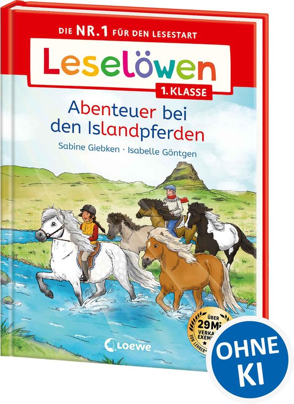 Leselöwen 1. Klasse - Abenteuer bei den Islandpferden - Sabine Giebken