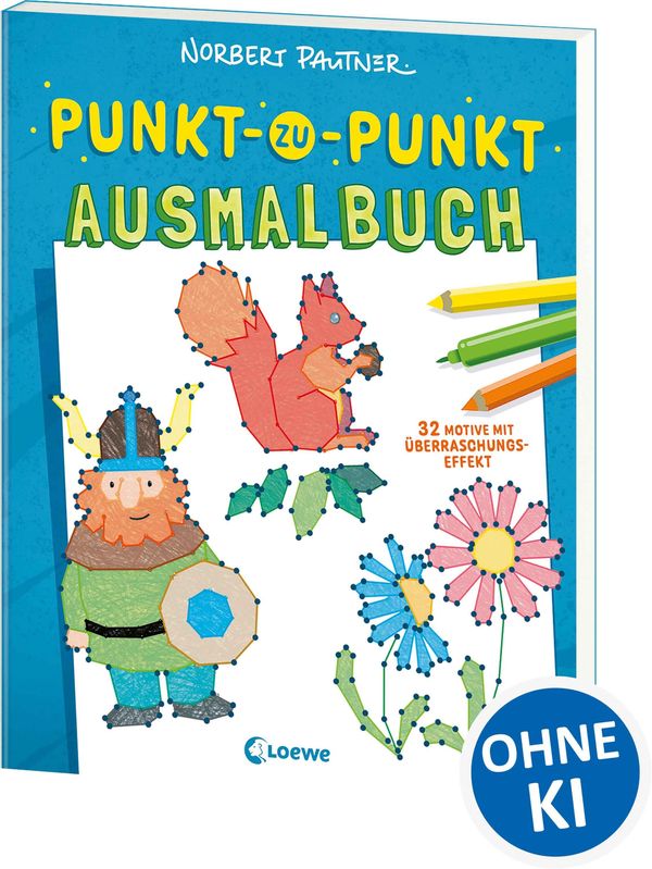 Punkt-zu-Punkt-Ausmalbuch (blau) (Buch)