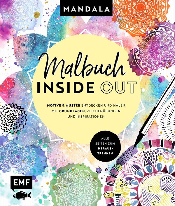 Malbuch Inside Out: Watercolor Mandala (Buch)