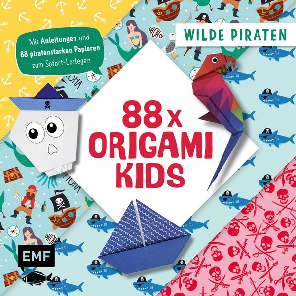88 x Origami Kids - Wilde Piraten - Thade Precht (Buch)