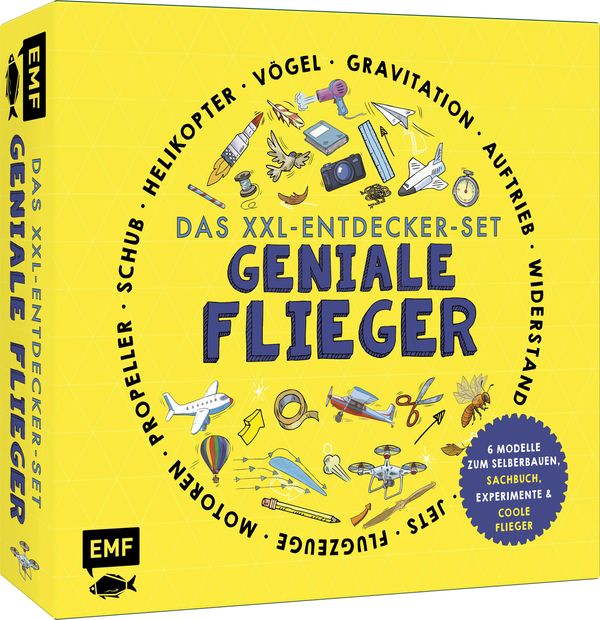Das XXL-Entdecker-Set - Geniale Flieger: 6 Modelle zum Selberbauen,...