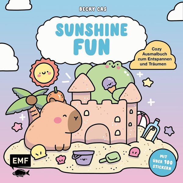 Sunshine Fun - Cozy Ausmalbuch zum Entspannen und Träumen (Buch)