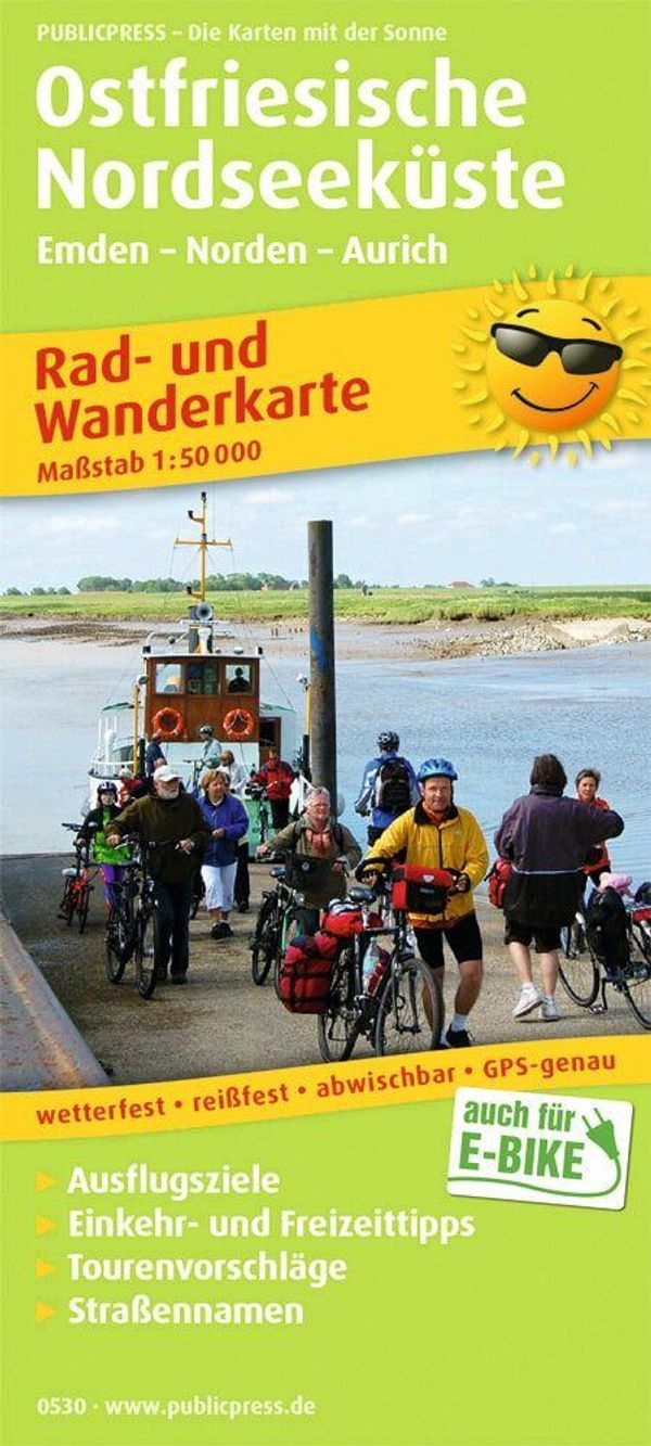 Ostfriesische Nordseeküste, Westlicher Teil 1:50 000