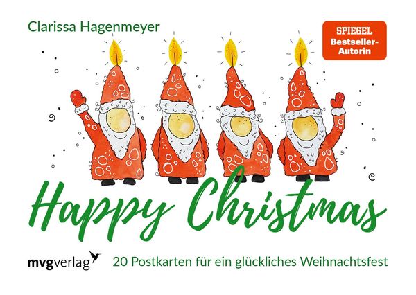 Happy Christmas: Postkarten - Clarissa Hagenmeyer (Buch)