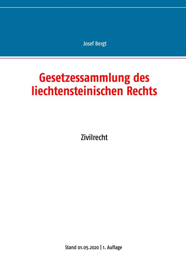 Gesetzessammlung des liechtensteinischen Rechts (Buch)