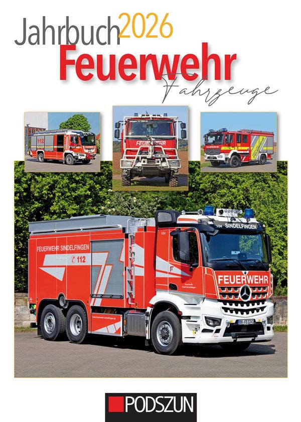Jahrbuch Feuerwehrfahrzeuge 2026 (Buch)