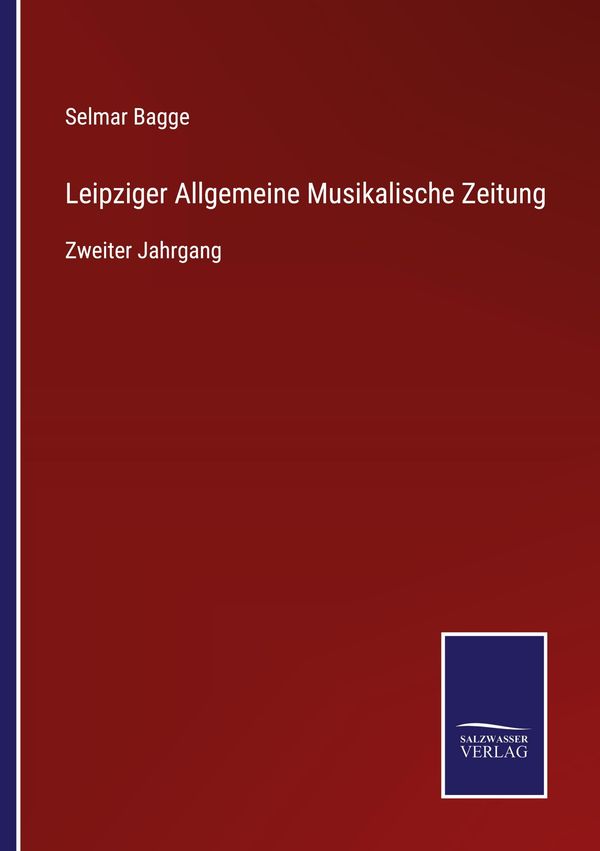 Leipziger Allgemeine Musikalische Zeitung (Buch)