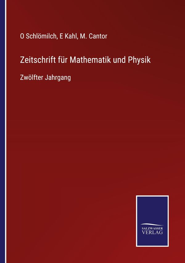 Zeitschrift für Mathematik und Physik (Buch)