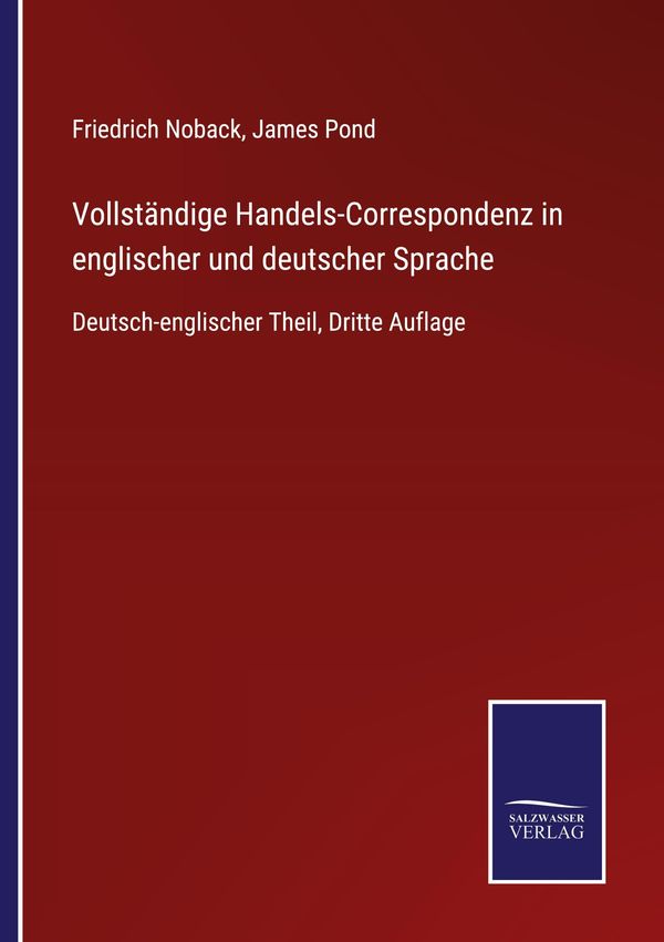 Vollständige Handels-Correspondenz in englischer und deutscher Spra...