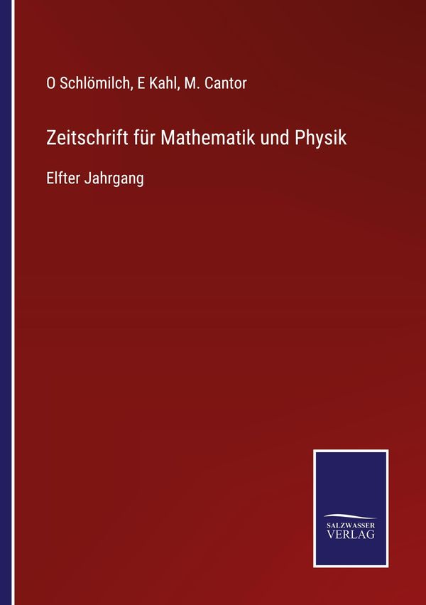 Zeitschrift für Mathematik und Physik (Buch)