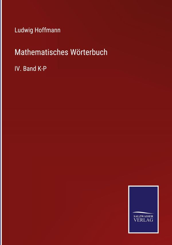 Mathematisches Wörterbuch - Ludwig Hoffmann (Buch)