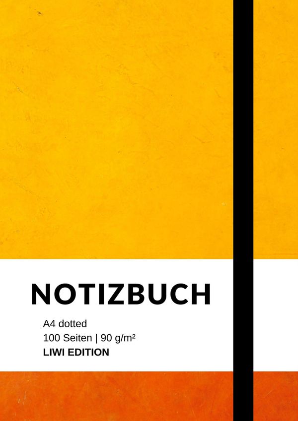 Notizbuch A4 dotted - 100 Seiten Soft Cover - FSC Papier (Buch)