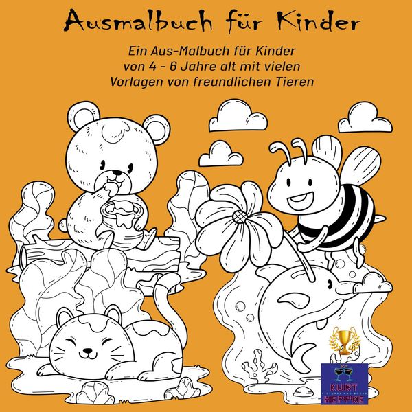 Ausmalbuch für Kinder - Kurt Heppke (Buch)
