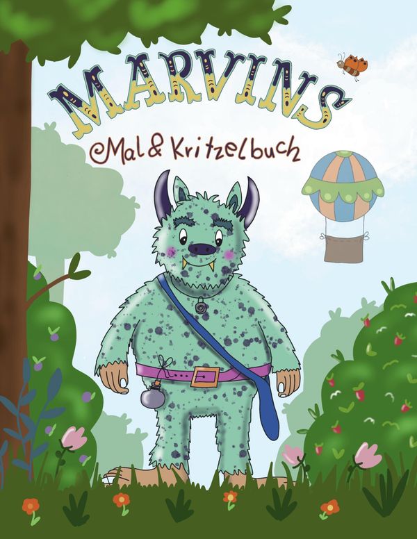 Marvins Mal- und Kritzelbuch - Ines Gölß (Buch)