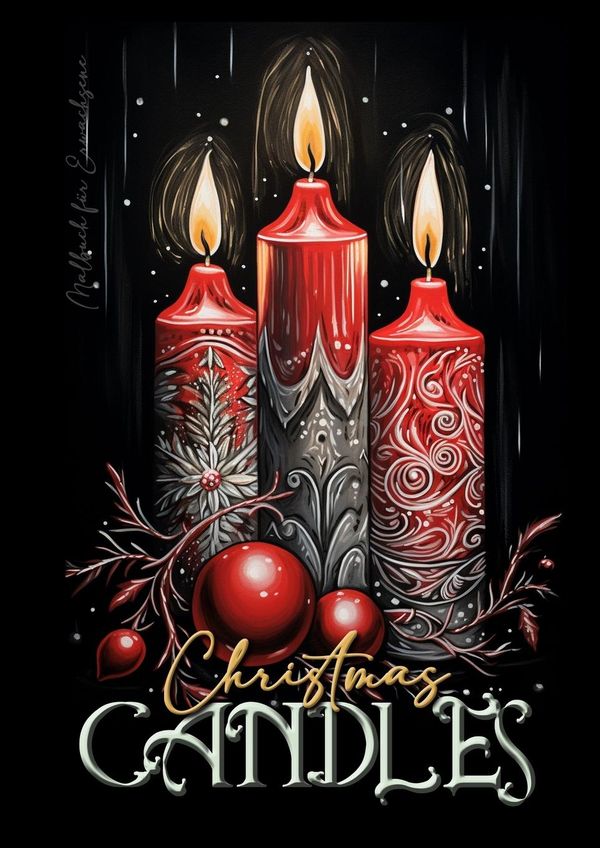 Christmas Candles Coloring Book for Adults - Monsoon Publishing (Buch)