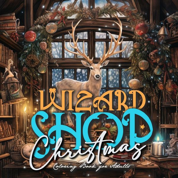 Wizard Shop Christmas Coloring Book for Adults - Monsoon Publishing