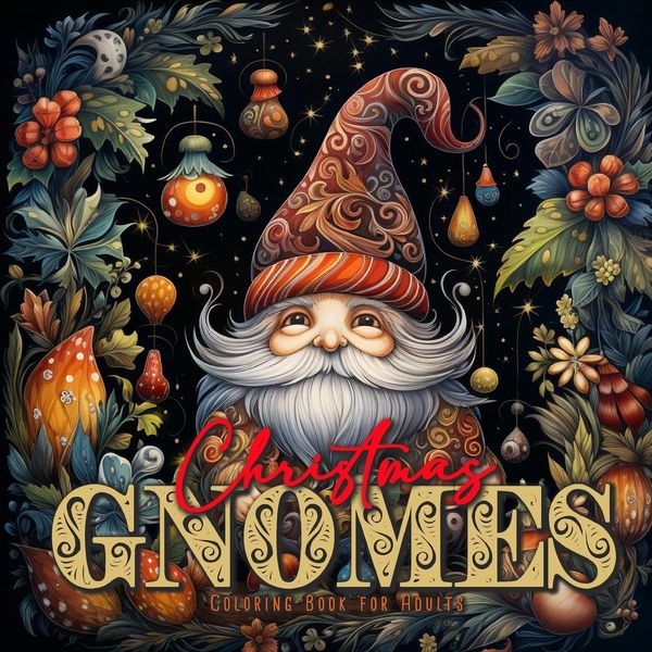 Christmas Gnomes Coloring Book for Adults - Monsoon Publishing (Buch)