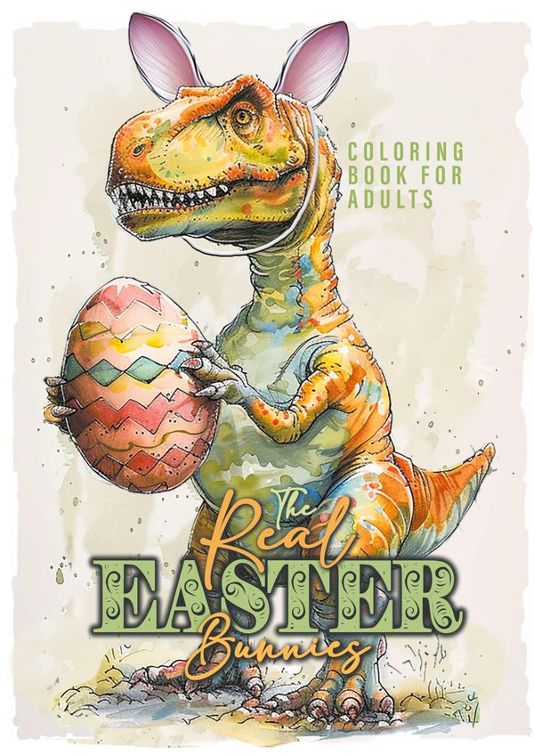 The Real Easter Bunnies Coloring Book for Adults - Monsoon Publishing