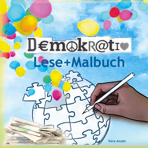 Demokratie Lese-Malbuch - Vera Ansén (Buch)