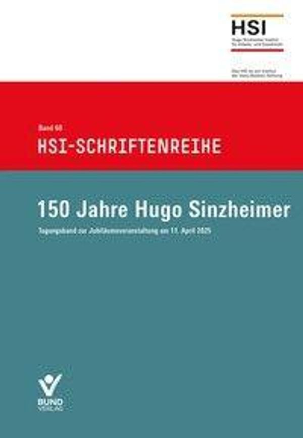 150 Jahre Hugo Sinzheimer (Buch)