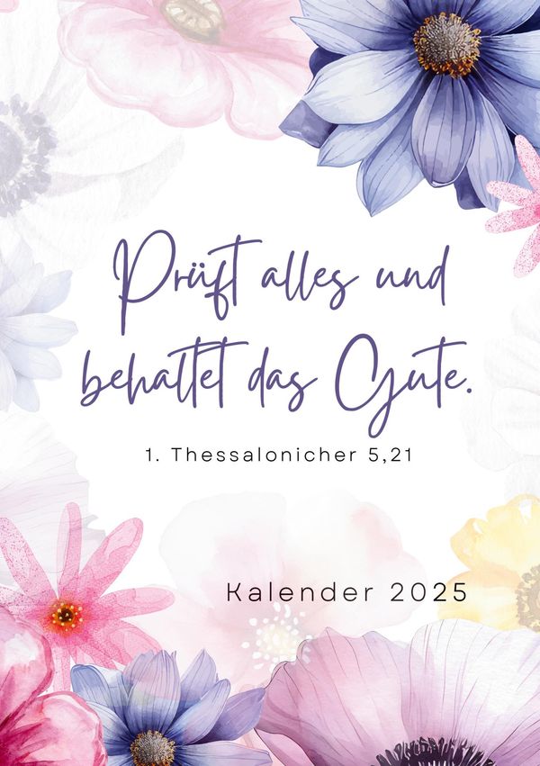 Christlicher Kalender 2025 - Jasmin Düringer (Buch)