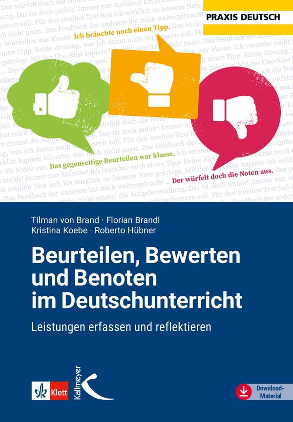 Beurteilen, Bewerten und Benoten im Deutschunterricht (Buch)