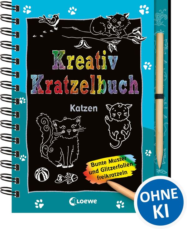 Kreativ-Kratzelbuch: Katzen (Buch)