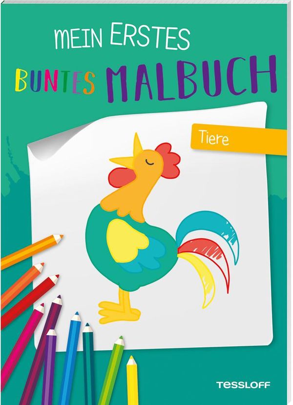 Mein erstes buntes Malbuch. Tiere (Buch)