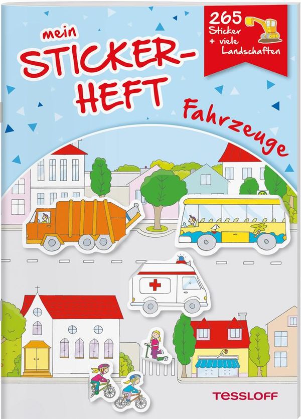 Mein Stickerheft. Fahrzeuge - Elisabeth Kiefmann (Buch)