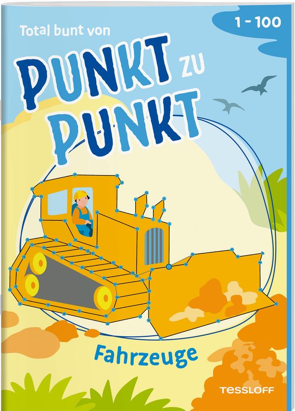 Total bunt von Punkt zu Punkt. Fahrzeuge. Von 1 bis 100 (Buch)