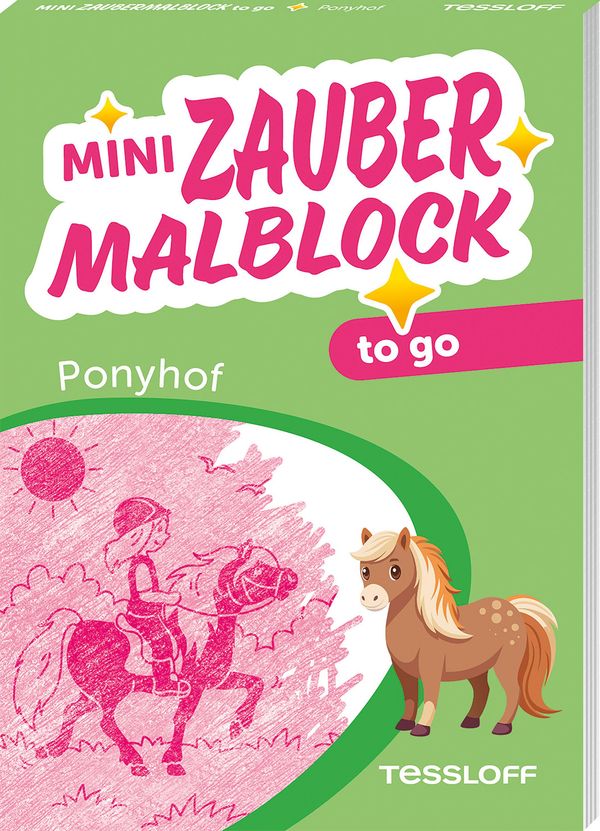Mini Zaubermalblock to go. Ponyhof (Buch)