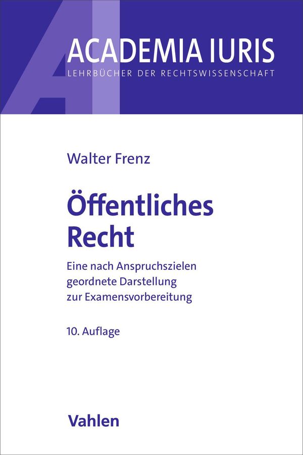 Öffentliches Recht - Walter Frenz (Buch)