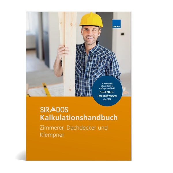 SIRADOS Kalkulationshandbuch Zimmerer, Dachdecker und Klempner (Buch)