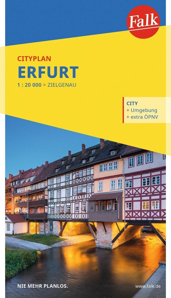 Falk Cityplan Erfurt 1:20.000