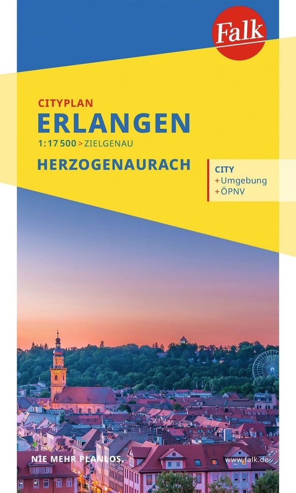 Falk Cityplan Erlangen 1:17.500