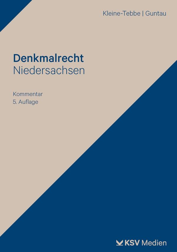 Denkmalrecht Niedersachsen - Andreas Kleine-Tebbe (Buch)