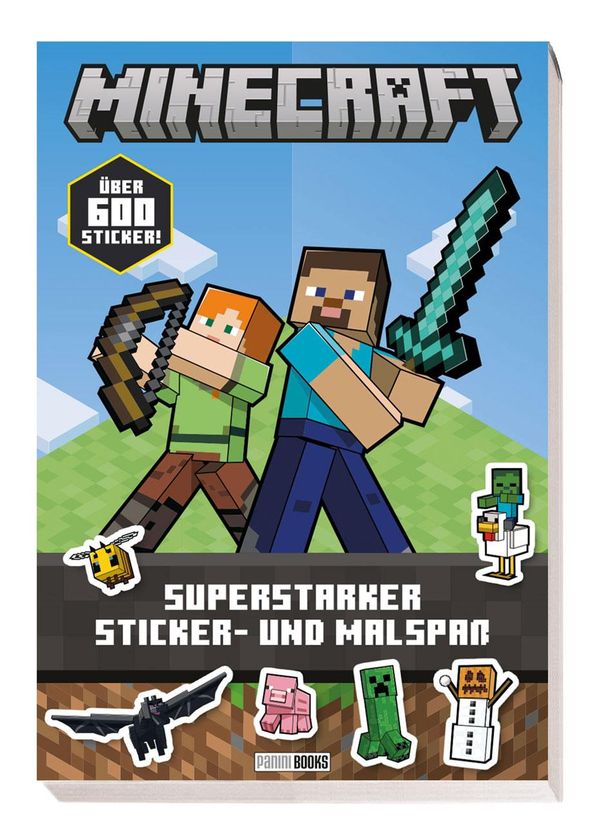 Minecraft: Superstarker Sticker- und Malspaß (Buch)