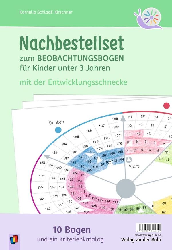Nachbestellset zum Beobachtungsbogen für Kinder unter 3 Jahren (Buch)