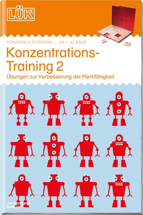 LÜK. Konzentrationstraining 2: Übungen zur Verbesserung der Merkfäh...