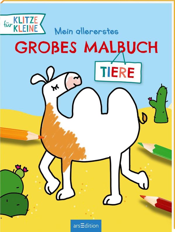 Mein allererstes großes Malbuch - Tiere (Buch)