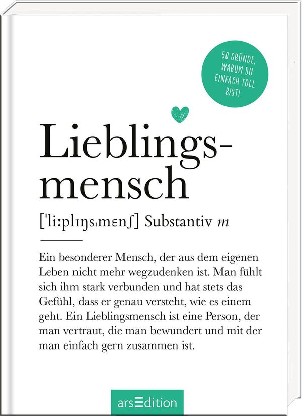 Lieblingsmensch (Substantiv, m) (Buch)