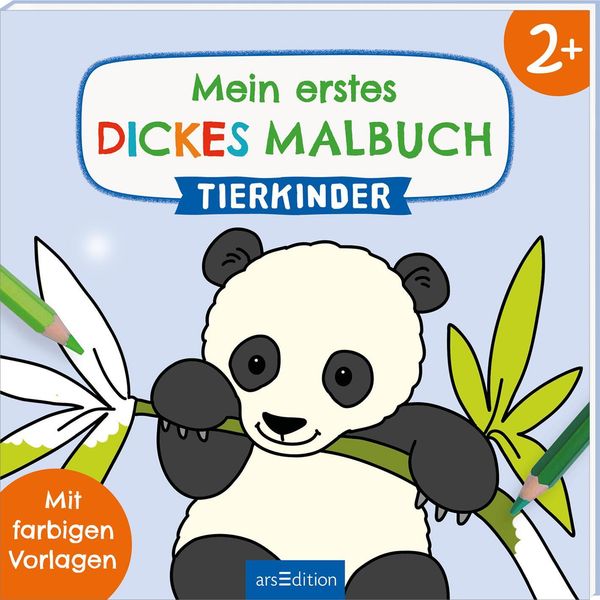 Mein erstes dickes Malbuch ab 2 - Tierkinder (Buch)