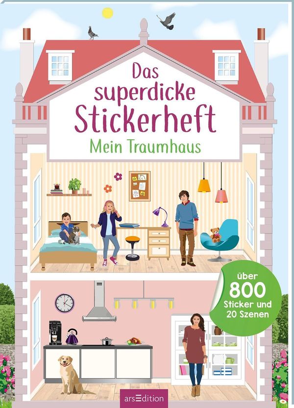 Das superdicke Stickerheft - Mein Traumhaus (Buch)
