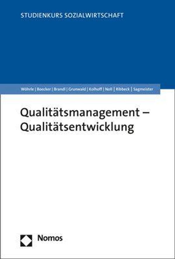 Qualitätsmanagement - Qualitätsentwicklung - Armin Wöhrle (Buch)