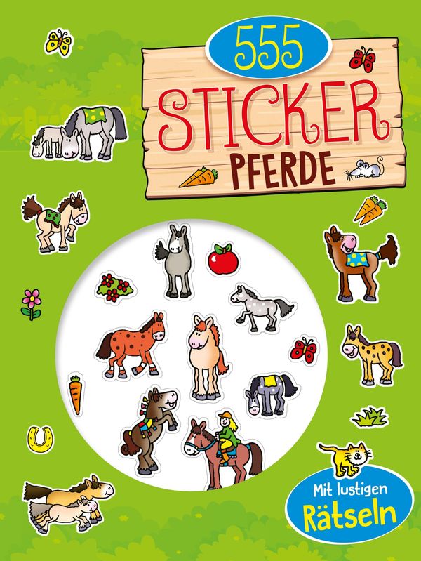 555 Sticker Pferde (Buch)
